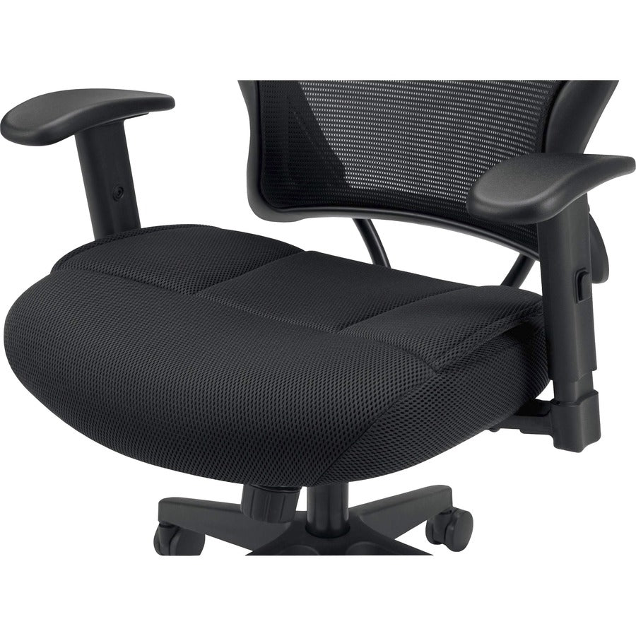 VL702 Mesh High-Back Task Chair, Supports Up to 250 lb, 18.5" to 23.5" Seat Height, Black