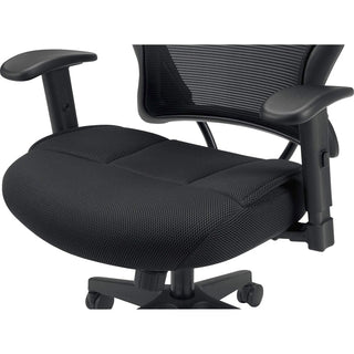 VL702 Mesh High-Back Task Chair, Supports Up to 250 lb, 18.5" to 23.5" Seat Height, Black