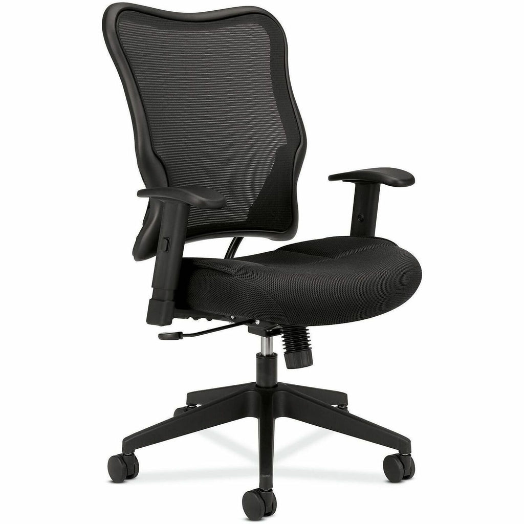 VL702 Mesh High-Back Task Chair, Supports Up to 250 lb, 18.5" to 23.5" Seat Height, Black