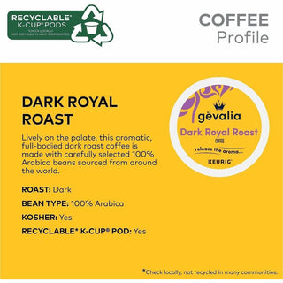 Kaffee Dark Royal Roast K-Cups, 24/Box