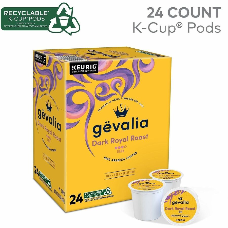 Kaffee Dark Royal Roast K-Cups, 24/Box