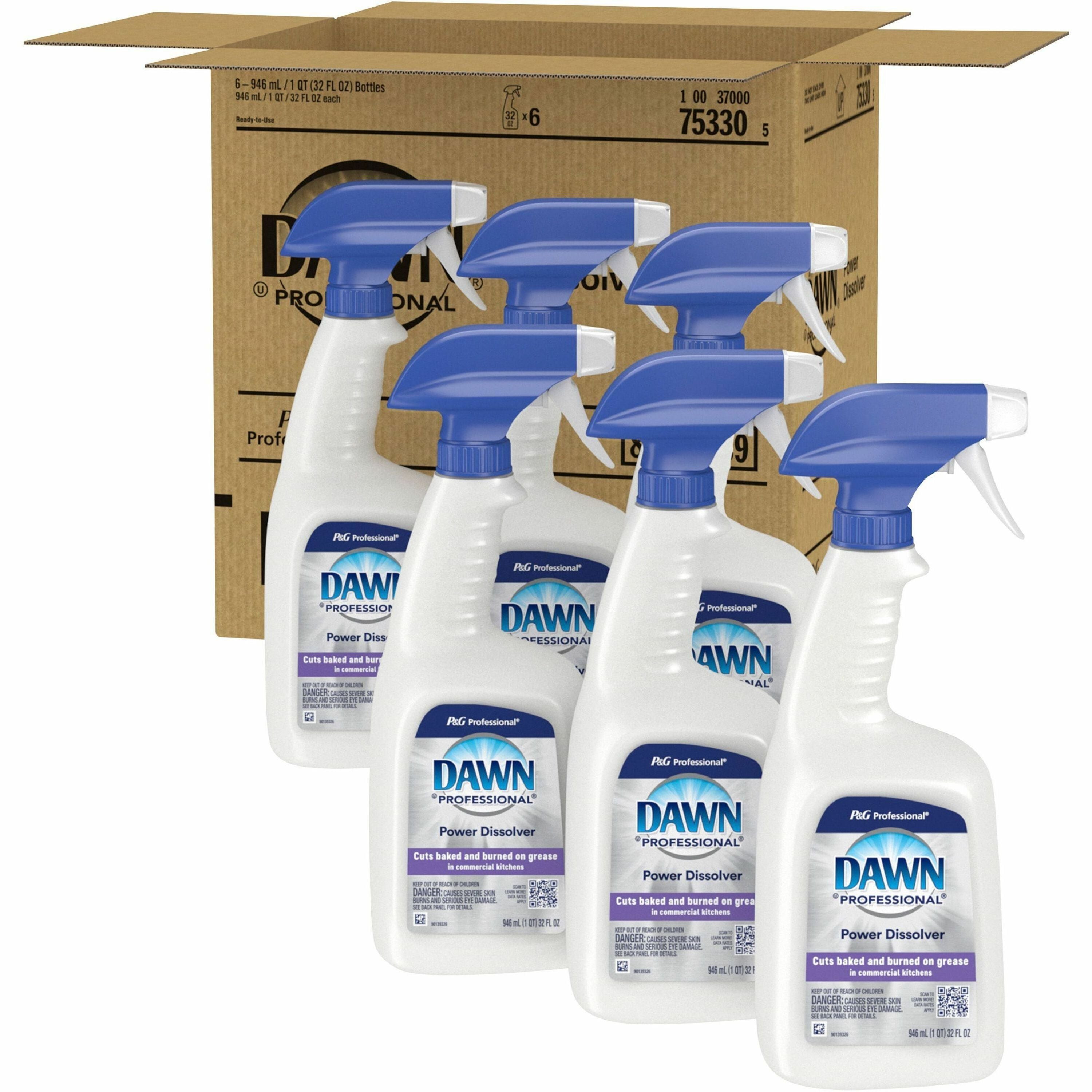 Dawn Professional Power Dissolver - Ready-To-Use - 32 oz (2 lb) - 6 / Carton - Scrub-free - White - 1