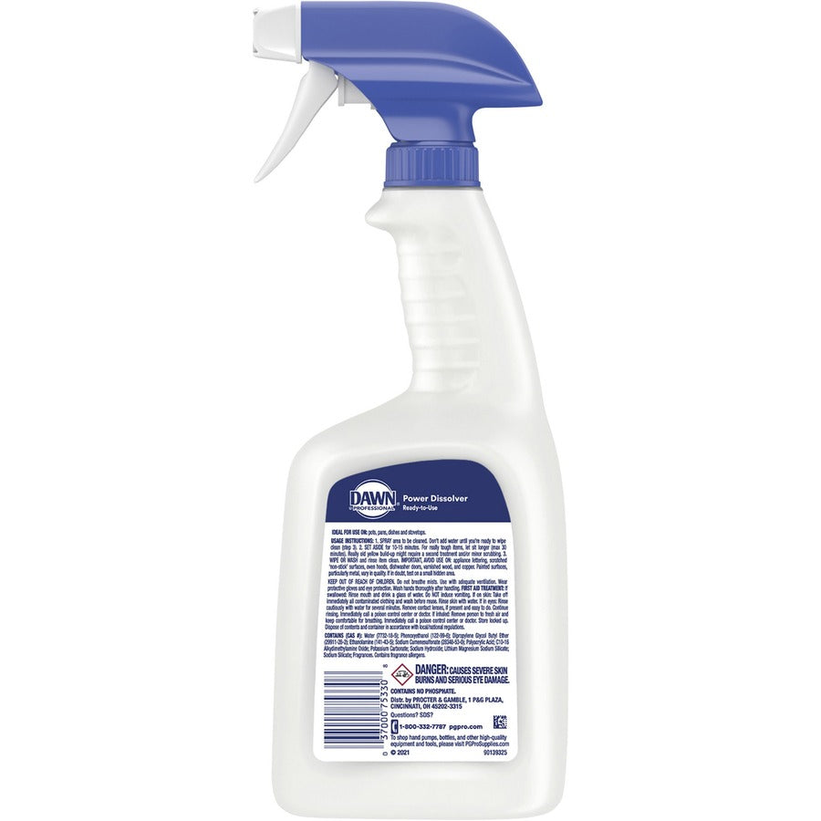 Dawn Professional Power Dissolver - Ready-To-Use - 32 oz (2 lb) - 6 / Carton - Scrub-free - White