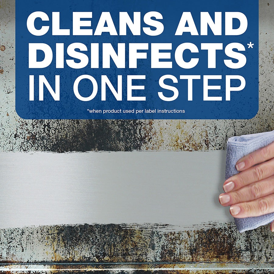 Spic and Span 3-in-1 Cleaner - 32 fl oz (1 quart) - Fresh Scent - 6 / Carton - Disinfectant, Streak-free - Blue