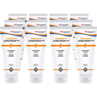 sc-johnson-uv-skin-protection-cream-cream-338-fl-oz-tube-spf-30-skin-industrial-automotive-education-uv-resistant-water-resistant-perfume-free-non-allergic-non-irritating-non-greasy-uva-protection-uvb-protection-12-carton_sjnsun100mlct - 1