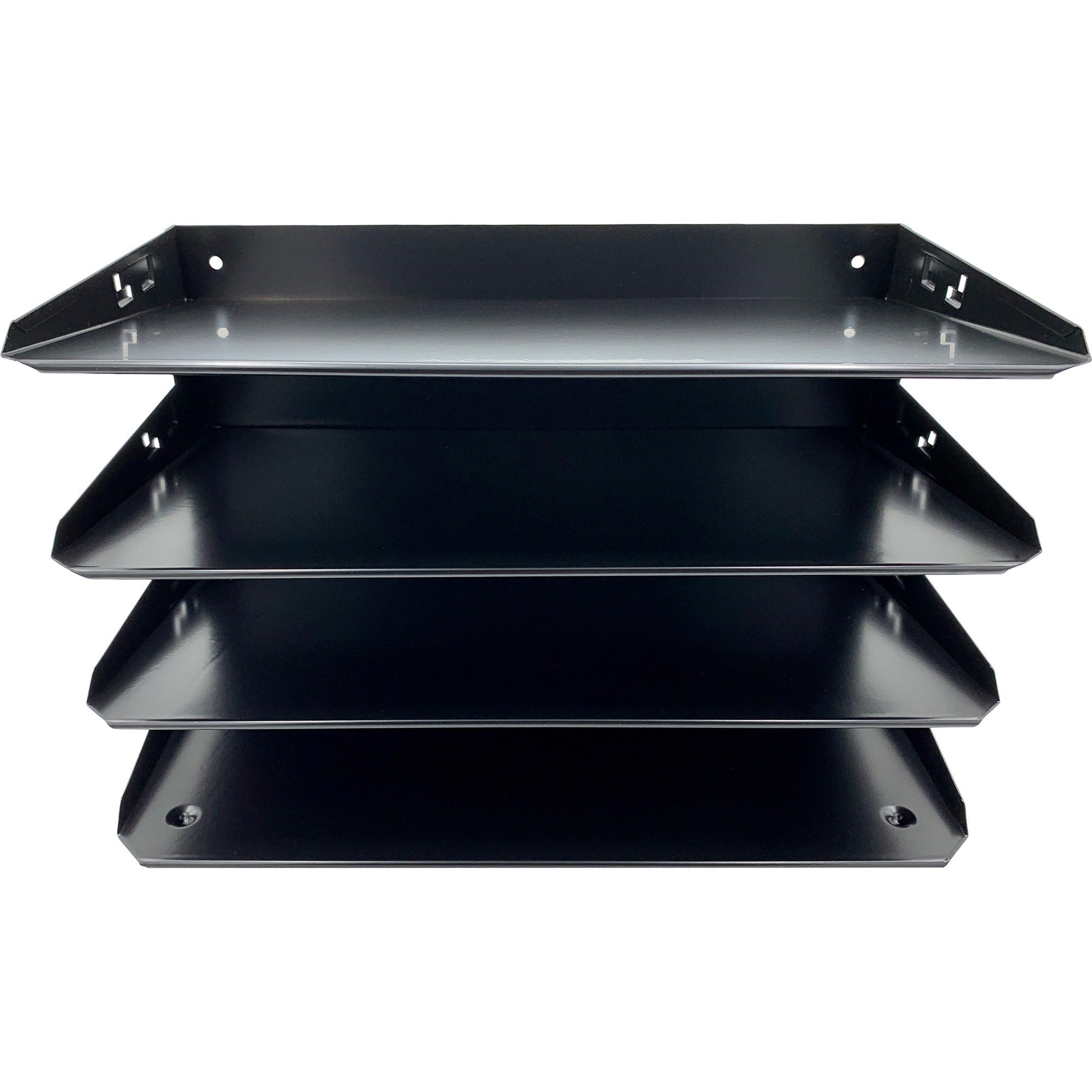 huron-horizontal-slots-desk-organizer-4-compartments-horizontal-15-height-x-93-width-x-86-depth-durable-black-steel-1-each_hurhasz0151 - 2