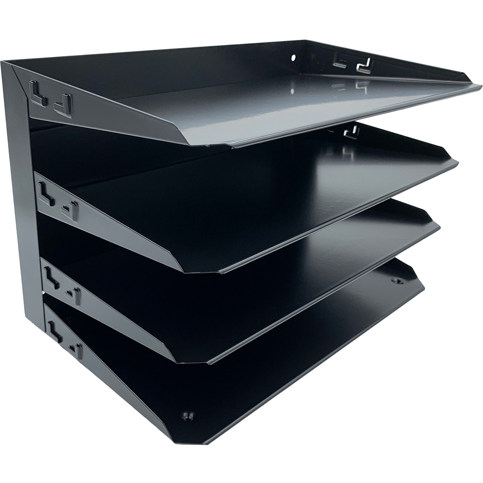 huron-horizontal-slots-desk-organizer-4-compartments-horizontal-15-height-x-93-width-x-86-depth-durable-black-steel-1-each_hurhasz0151 - 3