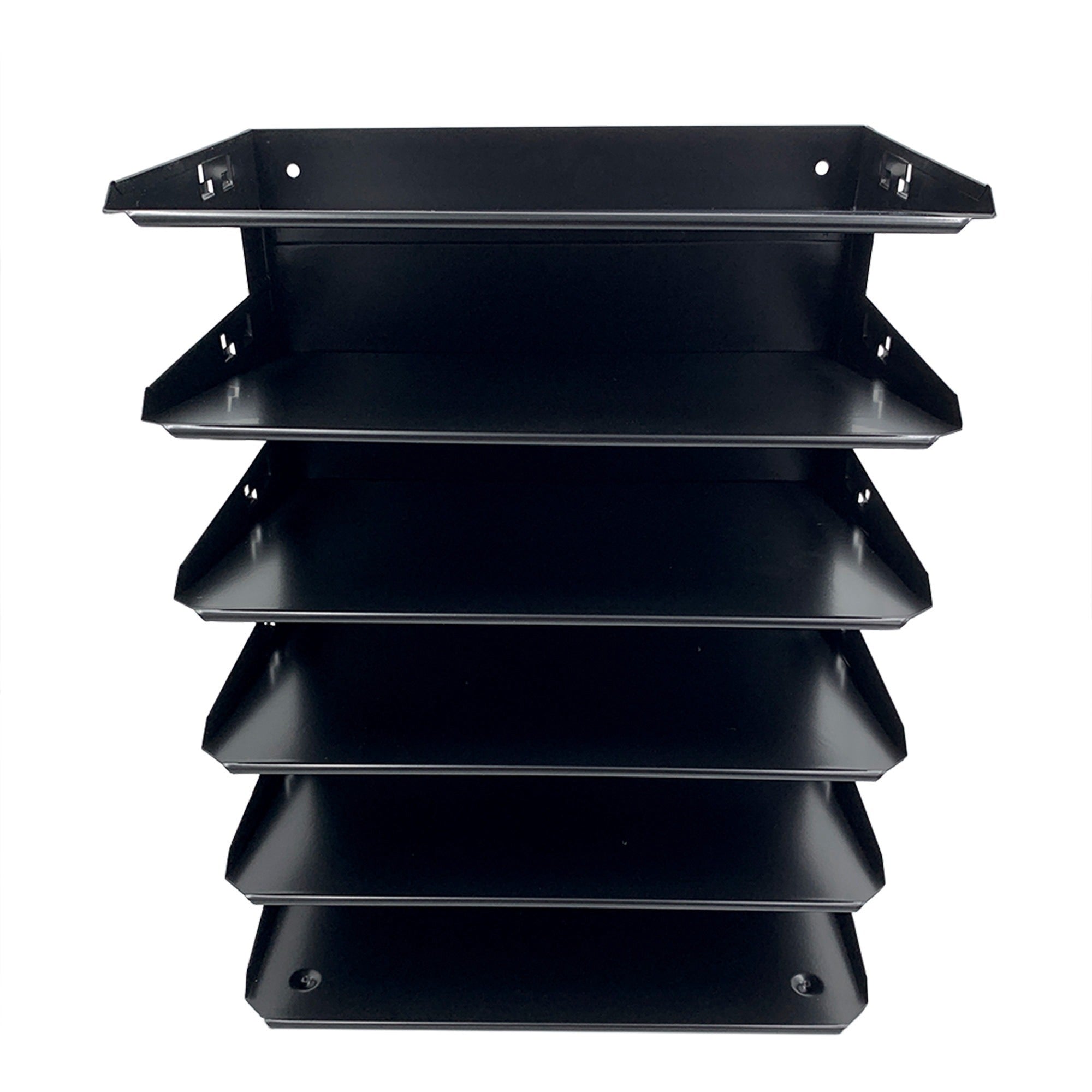 huron-horizontal-slots-desk-organizer-6-compartments-horizontal-15-height-x-88-width-x-12-depth-durable-label-holder-black-steel-1-each_hurhasz0157 - 2