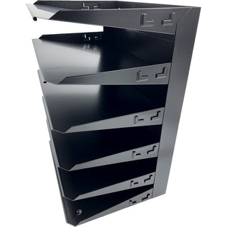 huron-horizontal-slots-desk-organizer-6-compartments-horizontal-15-height-x-88-width-x-12-depth-durable-label-holder-black-steel-1-each_hurhasz0157 - 3