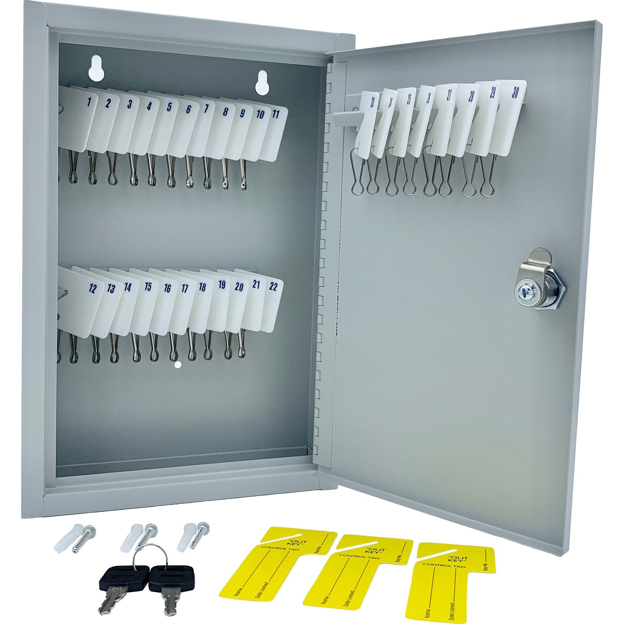huron-slotted-heavy-duty-key-cabinet-keyhole-slot-heavy-duty-durable-locking-system-gray-steel_hurhasz0126 - 1