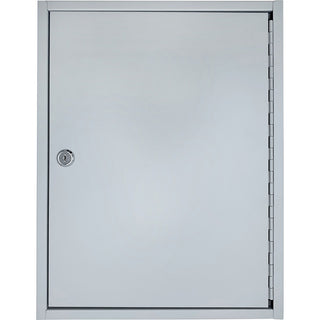 Huron Slotted Heavy-duty Key Cabinet - Keyhole Slot, Heavy Duty, Durable - Gray - Steel