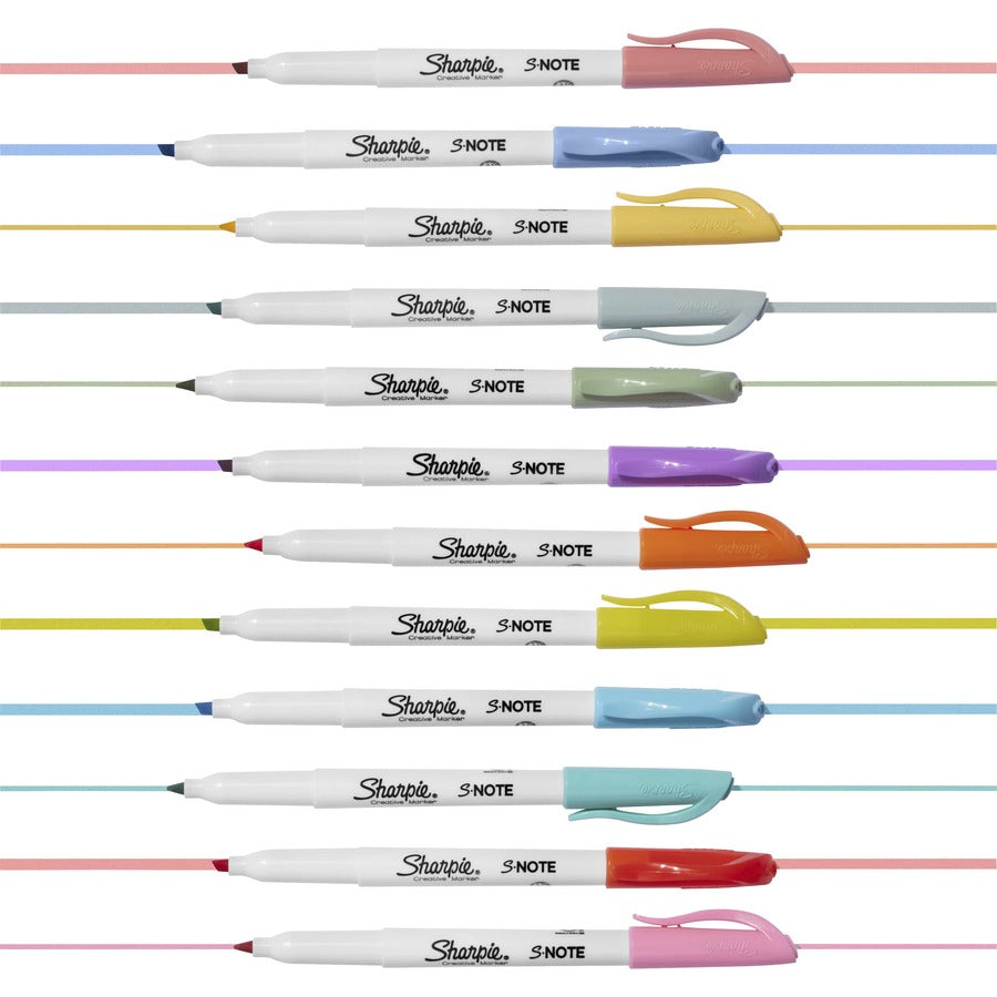 sharpie-s-note-marker-chisel-marker-point-style-mild-assorted-6-pack_san2148157 - 7