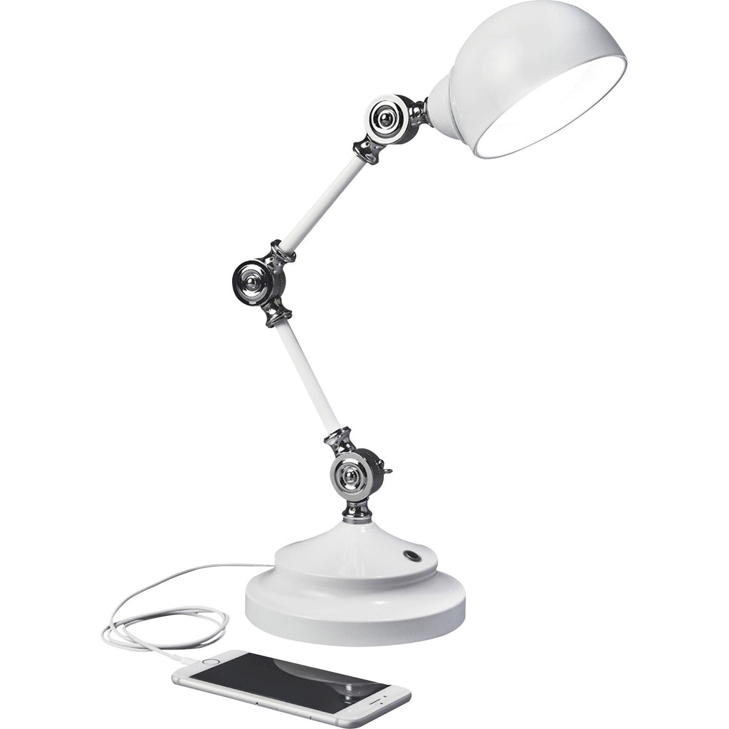 Wellness Series Revive LED Desk Lamp, 15.5" High, White, Ships in 4-6 Business Days