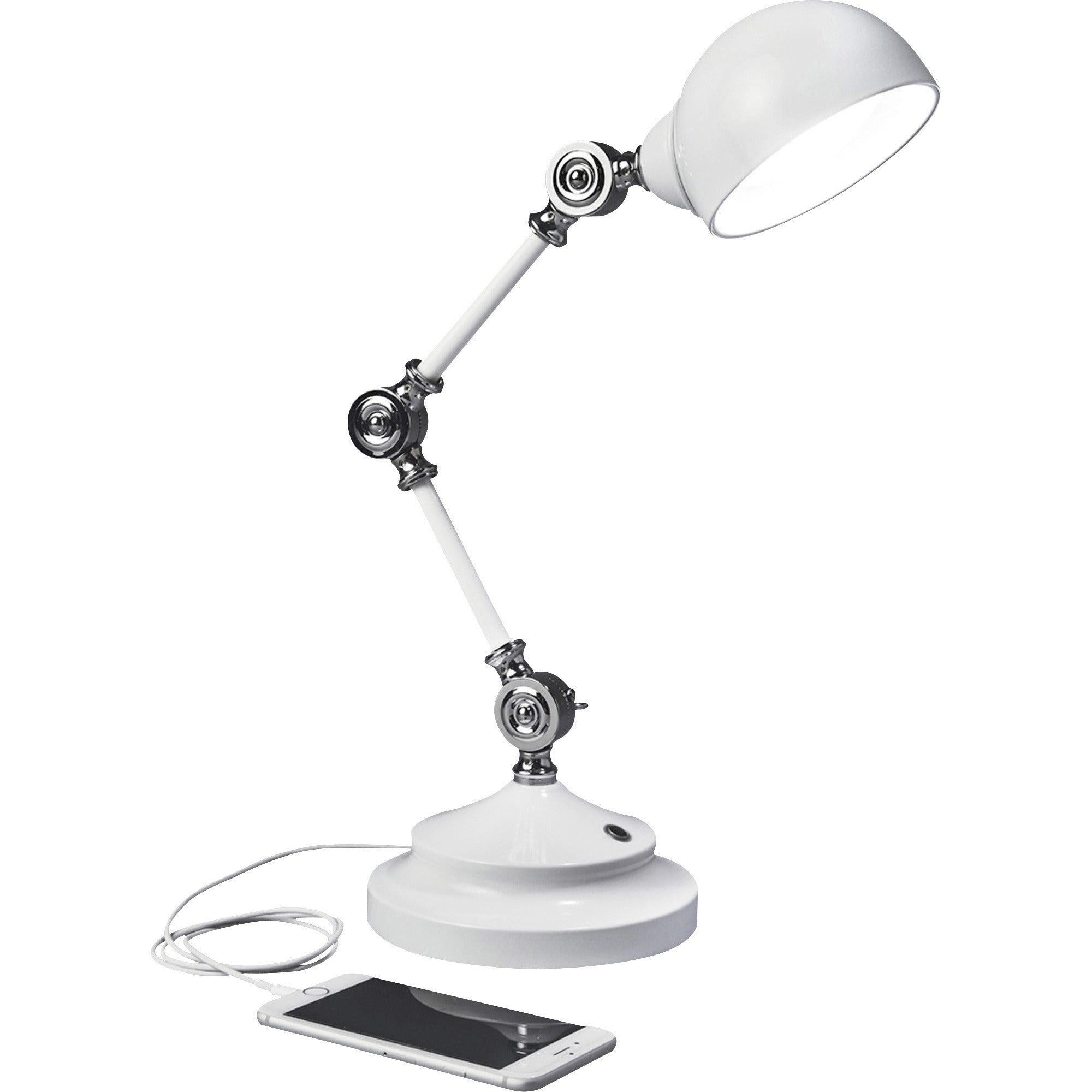 Wellness Series Revive LED Desk Lamp, 15.5" High, White, Ships in 4-6 Business Days
