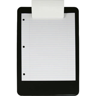 Saunders Antimicrobial Clipboard - 8 1/2" x 11" - Black, White - 1 Each