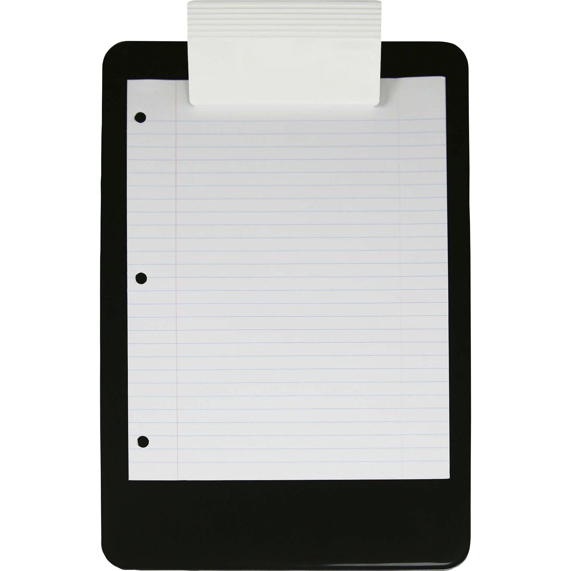 saunders-antimicrobial-clipboard-8-1-2-x-11-black-white-1-each_sau21610 - 2