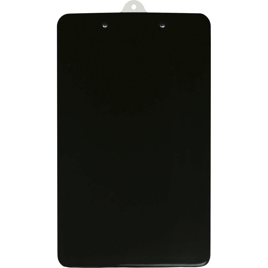Saunders Antimicrobial Clipboard - 8 1/2" x 11" - Black, White - 1 Each