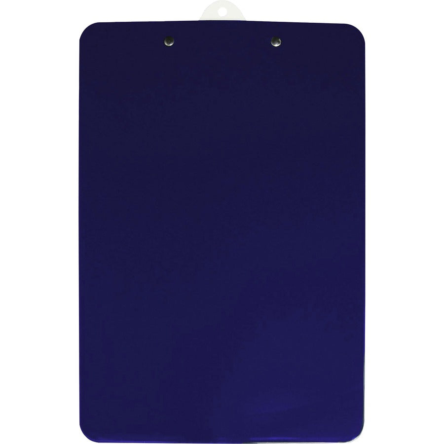 Saunders Antimicrobial Clipboard - 8 1/2" x 11" - Blue - 1 Each