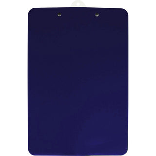 Saunders Antimicrobial Clipboard - 8 1/2" x 11" - Blue - 1 Each