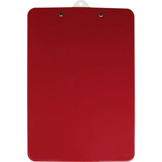 Saunders Antimicrobial Clipboard - 8 1/2" x 11" - Red, White - 1 Each