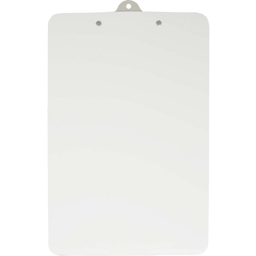Saunders Antimicrobial Clipboard - 8 1/2" x 11" - White - 1 Each
