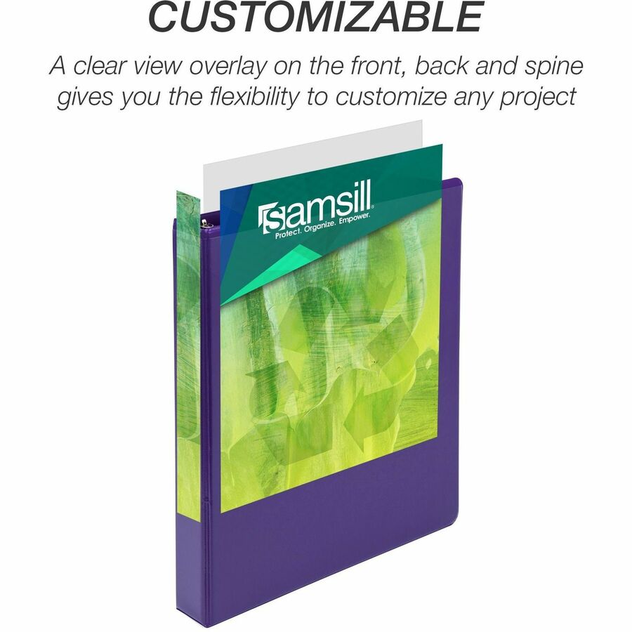 Samsill Earthchoice Durable View Binder