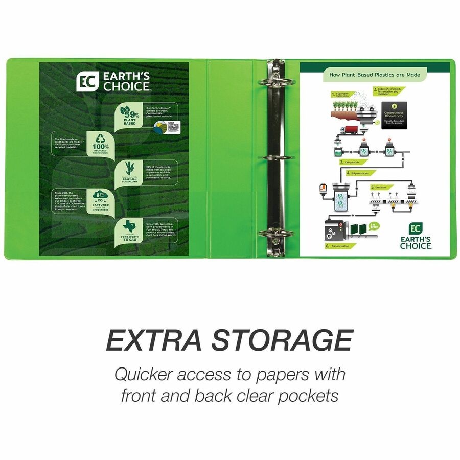 Samsill Earthchoice Durable View Binder