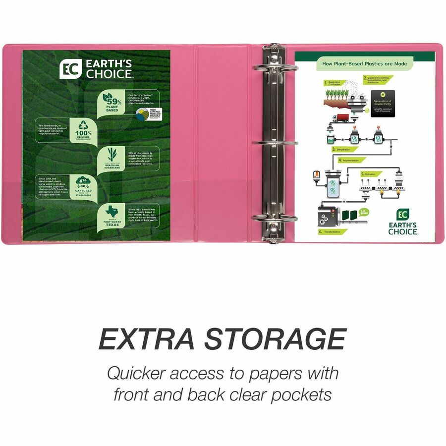 Samsill Earthchoice Durable View Binder
