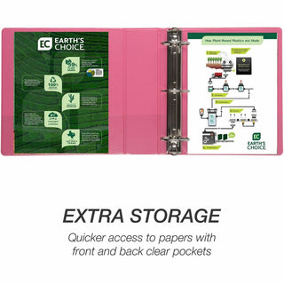 Samsill Earthchoice Durable View Binder