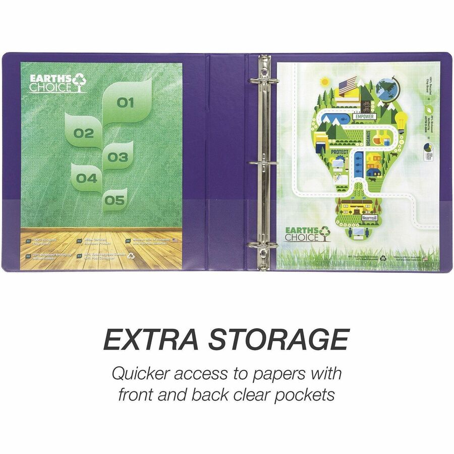 Samsill Earthchoice Durable View Binder