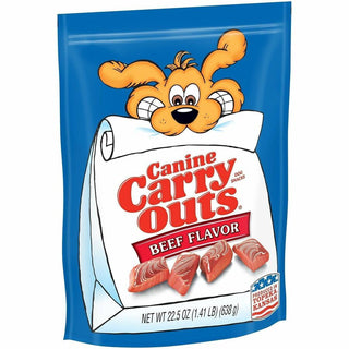 Canine Carryouts Beef Flavor Chewy Dog Treats - For Dog - Chewy - Beef Flavor - 1.41 lb