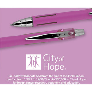 uni-jetstream-rt-pink-ribbon-ballpoint-pen-medium-pen-point-1-mm-pen-point-size-black-gel-based-hybrid-ink-pink-barrel-1-dozen_ubc70203 - 3