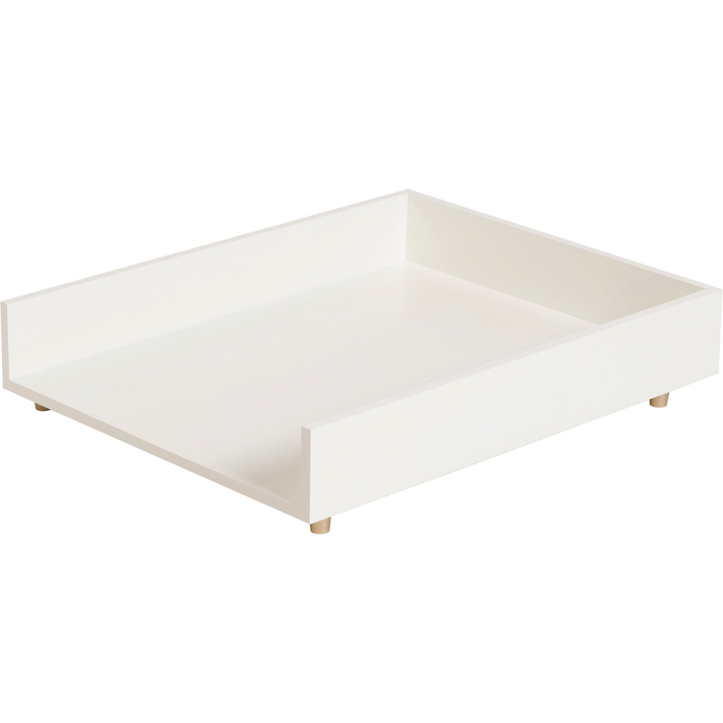 Juliet Paper Tray, 1 Section, Holds 11" x 8.5" Files, 10 x 12.25 x 2.5, White