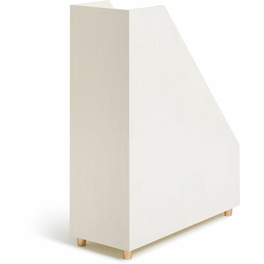 Juliet Magazine Holder, 3.75 x 9.75 x 11.77, White