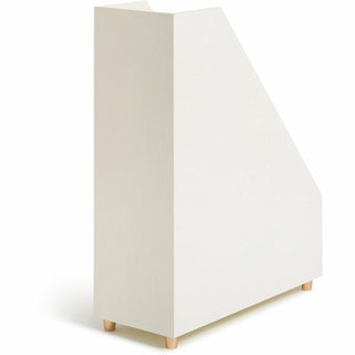 Juliet Magazine Holder, 3.75 x 9.75 x 11.77, White