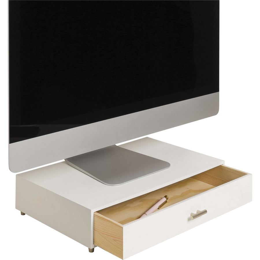 u-brands-juliet-collection-monitor-stand-20-lb-load-capacity-165-height-x-103-width-x-35-depth-desktop-table-pine-wood-brass-white_ubr3460u0206 - 3