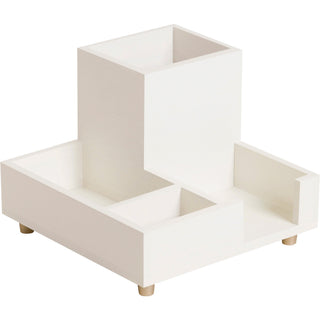 Juliet Compartment Cup, 6.25"w x 6.25"d x 4.75h", White
