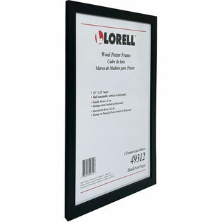 Lorell Wide Frame - 18" Frame Size - Rectangle - Horizontal, Vertical - 1 Each - Black