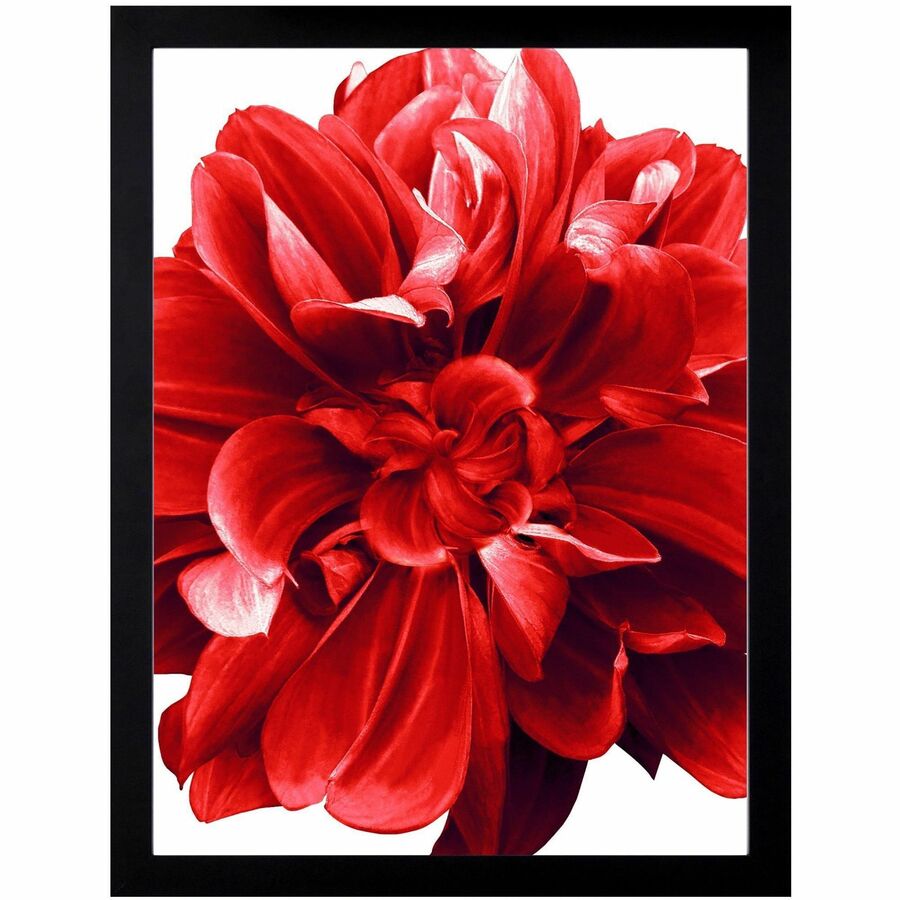 Lorell Wide Frame - 18" Frame Size - Rectangle - Horizontal, Vertical - 1 Each - Black