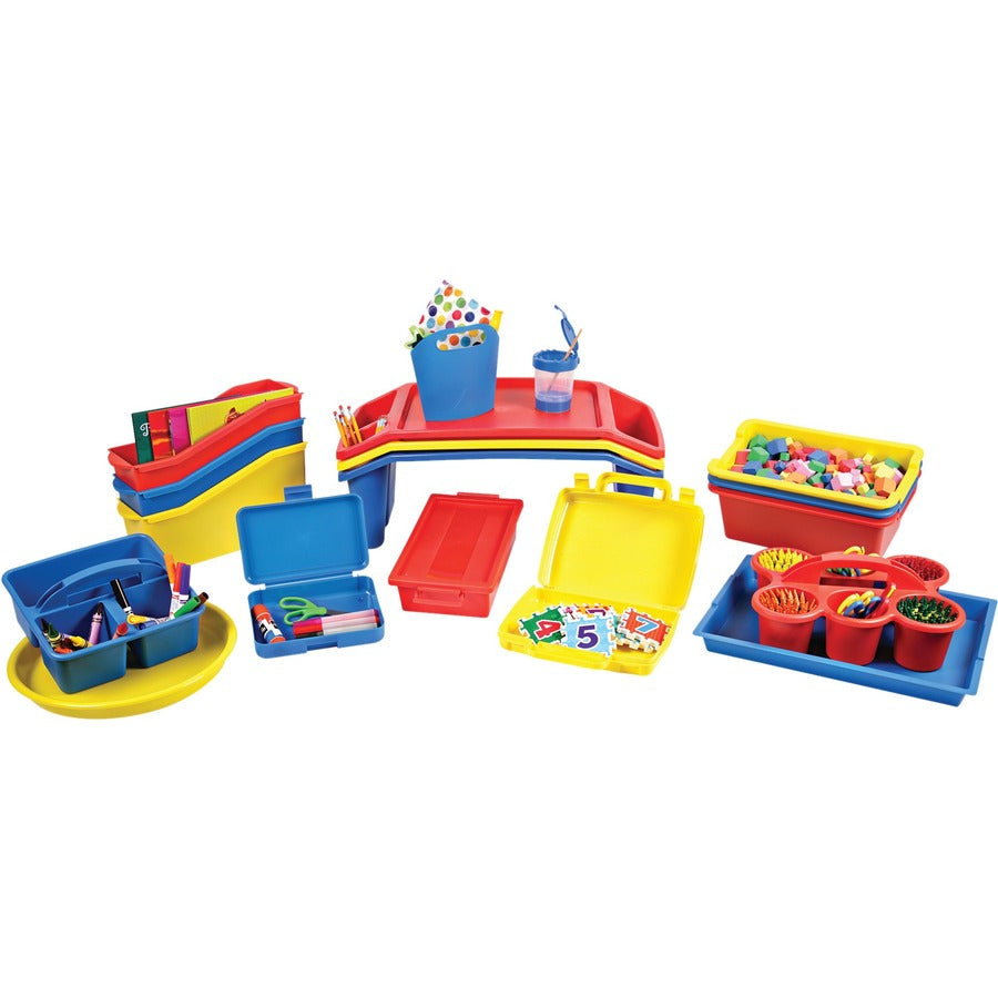 Little Artist Antimicrobial Six-Cup Caddy, Red