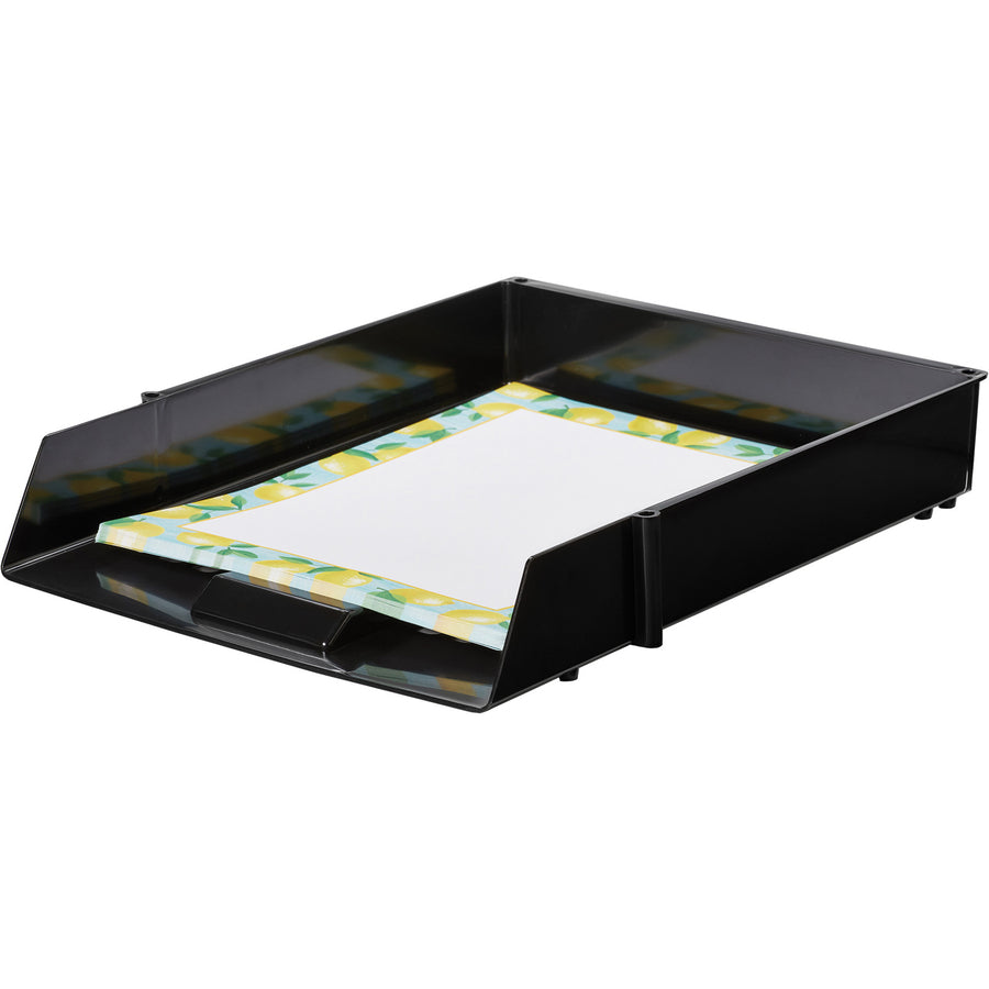 deflecto-antimicrobial-industrial-front-load-tray-24-height-x-108-width-x-138-depthdesktop-antimicrobial-lightweight-mildew-resistant-front-loading-black-polystyrene_def63905 - 6