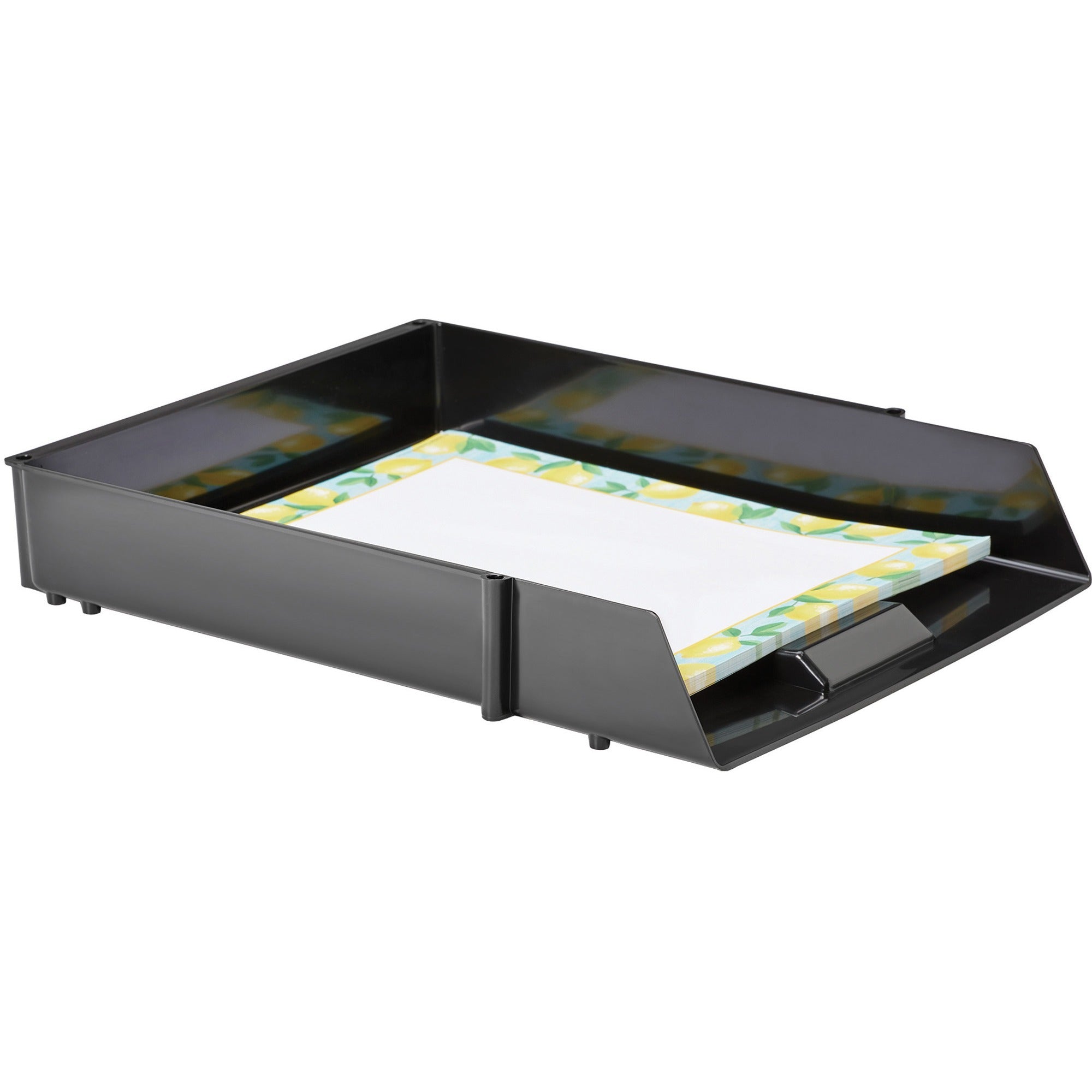 deflecto-antimicrobial-industrial-front-load-tray-24-height-x-108-width-x-138-depthdesktop-antimicrobial-lightweight-mildew-resistant-front-loading-black-polystyrene_def63905 - 4