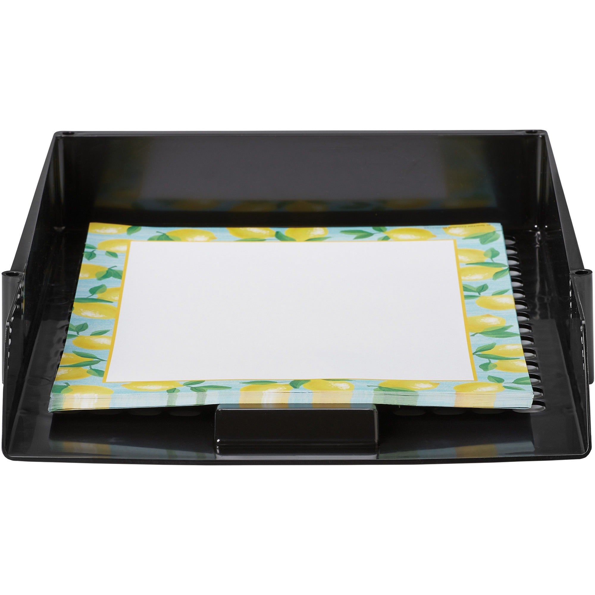 deflecto-antimicrobial-industrial-front-load-tray-24-height-x-108-width-x-138-depthdesktop-antimicrobial-lightweight-mildew-resistant-front-loading-black-polystyrene_def63905 - 5
