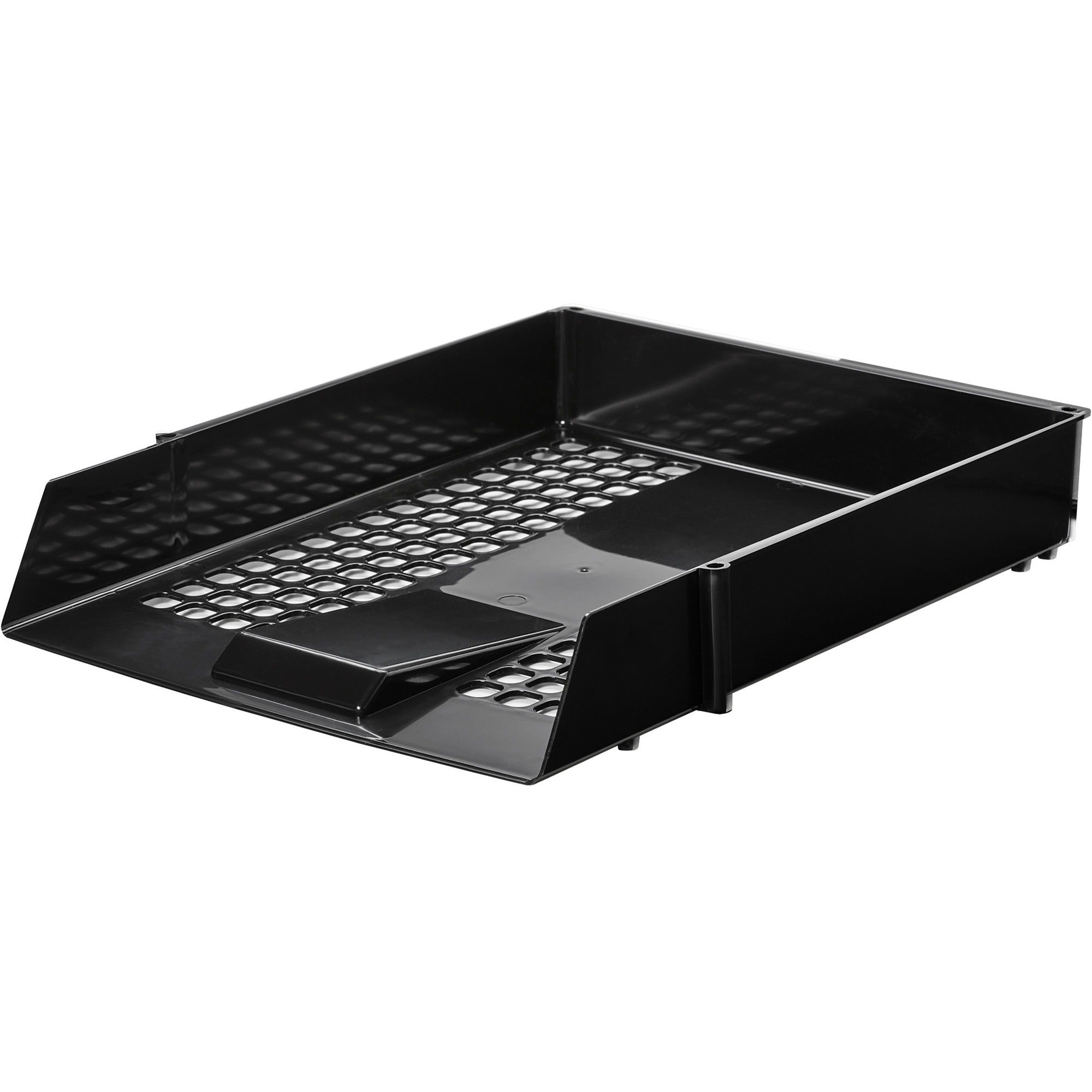 deflecto-antimicrobial-industrial-front-load-tray-24-height-x-108-width-x-138-depthdesktop-antimicrobial-lightweight-mildew-resistant-front-loading-black-polystyrene_def63905 - 3