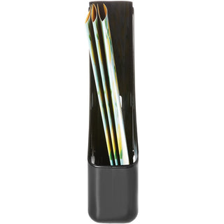 Deflecto AntiMicrobial Magazine File - Black - Polystyrene