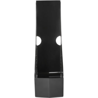Deflecto AntiMicrobial Jumbo Magazine File - Black - Polystyrene