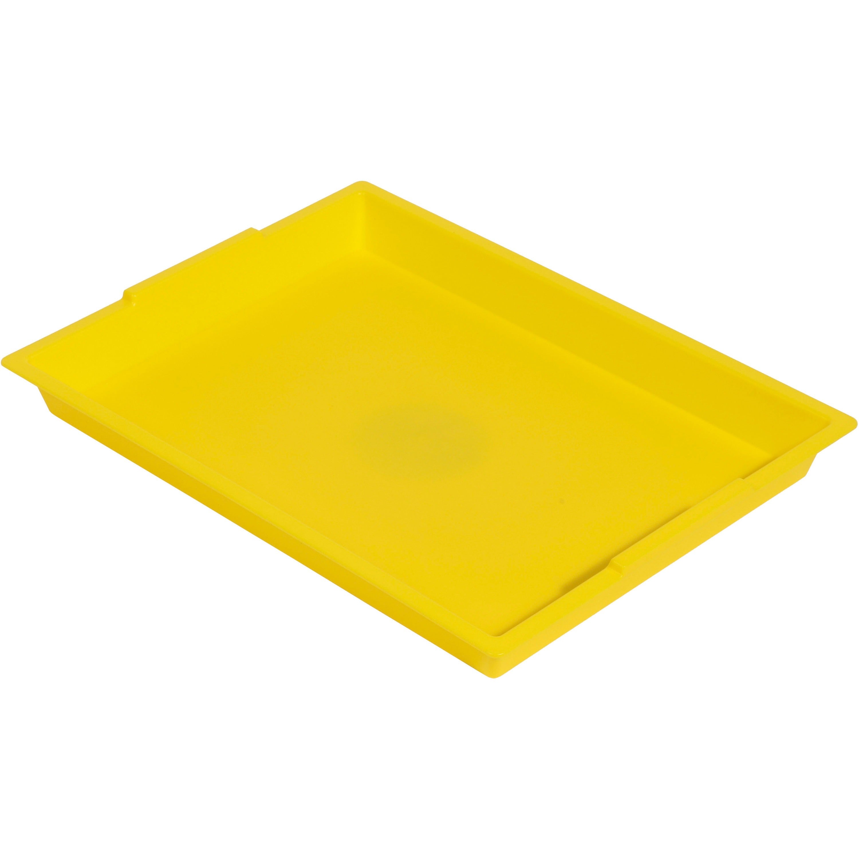deflecto-antimicrobial-finger-paint-tray-painting-183height-x-1604width-x-1207depth-yellow-polypropylene-plastic_def39507yel - 1