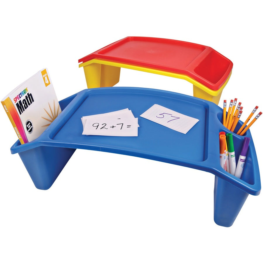 deflecto-antimicrobial-kids-lap-tray-supplies-paper-book-pencil-crayon-mobile-device-decoration-activity-853height-x-2335width-x-12depth-yellow-polypropylene-plastic_def39502yel - 5