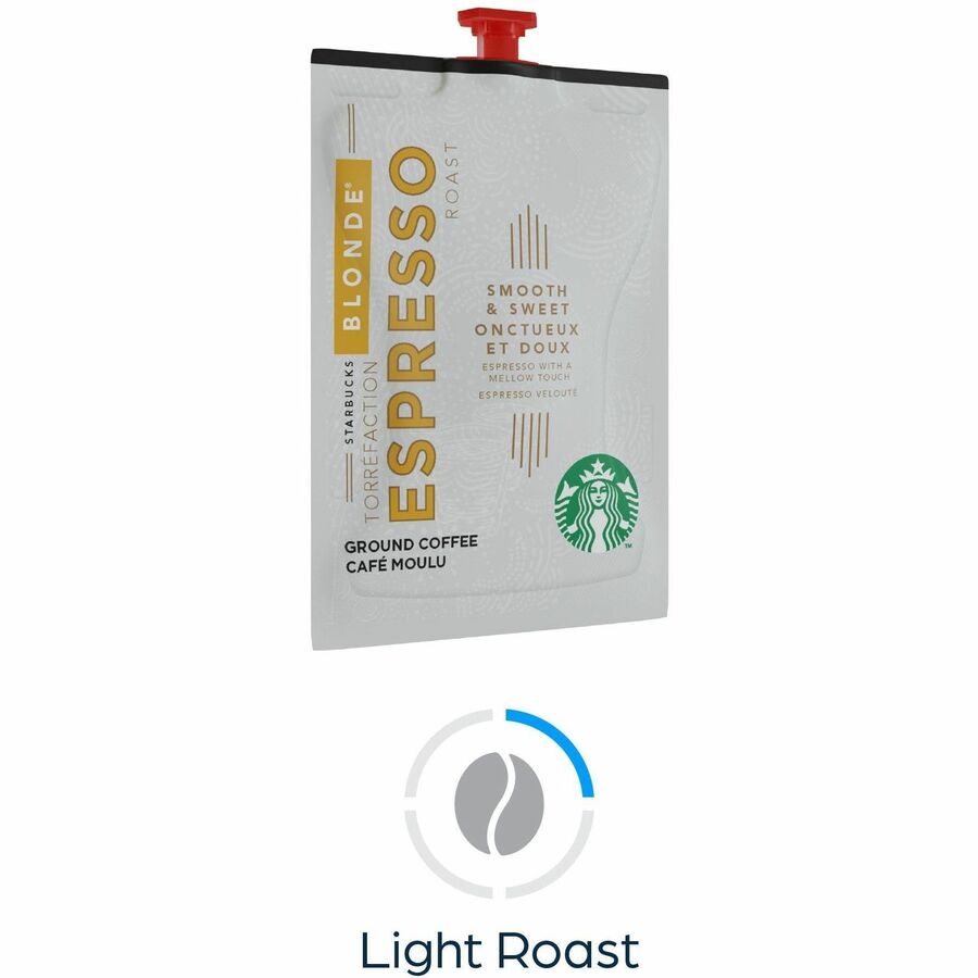 Starbucks Freshpack Espresso Coffee - Compatible with Flavia Barista - Blonde - 72 / Carton - 4