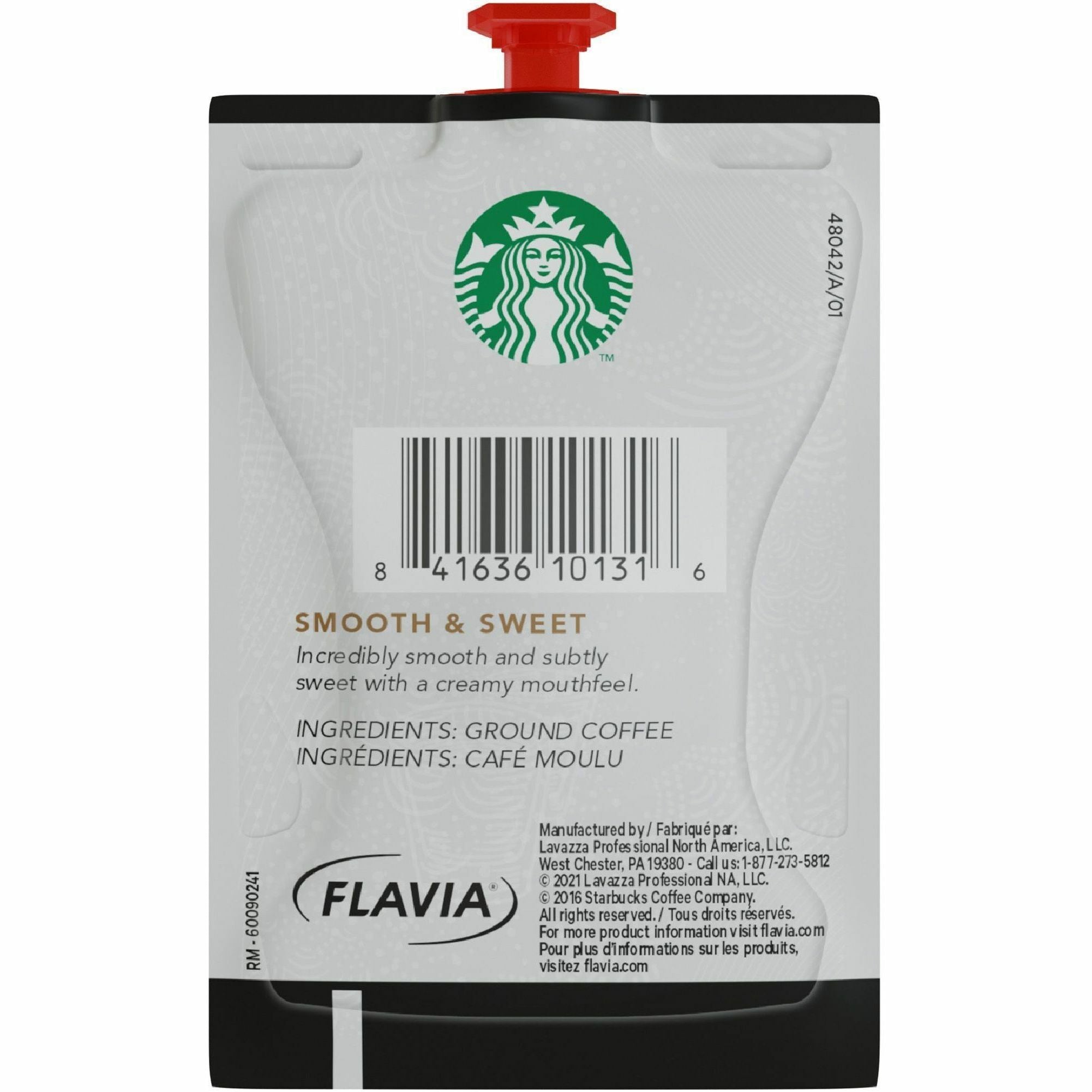 Starbucks Freshpack Espresso Coffee - Compatible with Flavia Barista - Blonde - 72 / Carton - 2